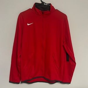 Nike SMALL Red dri fit! Sweat wicking fabric and fullzip design. 100% polyester